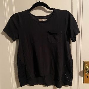 Abercrombie Black Pocket Tee